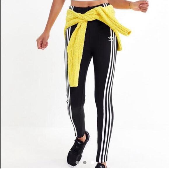 Adidas High Rise Split Ankle Side Zip Track Pant L - Picture 3 of 8